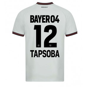 Bayer Leverkusen Edmond Tapsoba #12 Udebanetrøje 2023-24 Kort ærmer